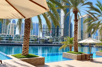 Apartment - 1 Bedroom - 1 Bathroom for rent in Sanibel Tower - Park Island - Dubai Marina - Dubai