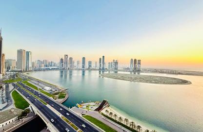Apartment - 3 Bedrooms - 3 Bathrooms for rent in Al Waleed Tower - Al Qasba - Sharjah