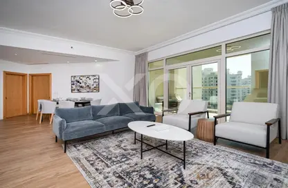 Apartment - 2 Bedrooms - 3 Bathrooms for rent in Al Sultana - Shoreline Apartments - Palm Jumeirah - Dubai