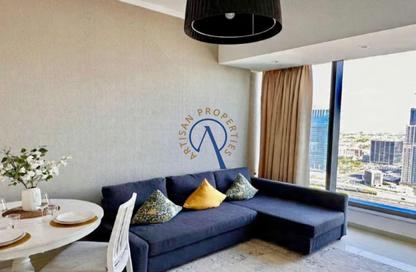 Apartment - 1 Bedroom - 2 Bathrooms for rent in Silverene Tower A - Silverene - Dubai Marina - Dubai
