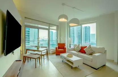 شقة - غرفة نوم - 2 حمامات للايجار في B برج فيوز - برج فيوز - وسط مدينة دبي - دبي