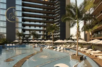 Apartment - 1 Bedroom - 2 Bathrooms for sale in Butterfly Towers - Arjan - Dubai