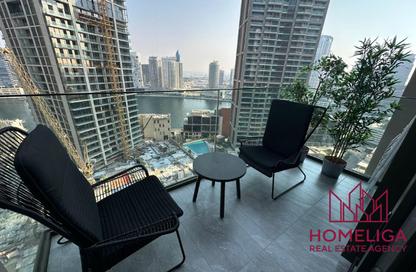 Apartment - Studio - 1 Bathroom for rent in Peninsula One - Peninsula - Business Bay - Dubai