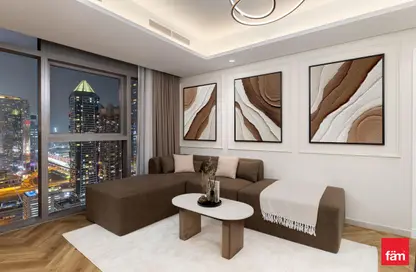 Apartment - 1 Bedroom - 2 Bathrooms for rent in Paramount Tower Hotel  and  Residences - Business Bay - Dubai