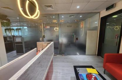 Office Space - Studio - 1 Bathroom for rent in Clover Bay Tower - Business Bay - Dubai