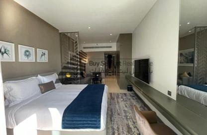 Apartment - Studio - 1 Bathroom for rent in Damac Maison Prive A - Damac Maison Prive - Business Bay - Dubai