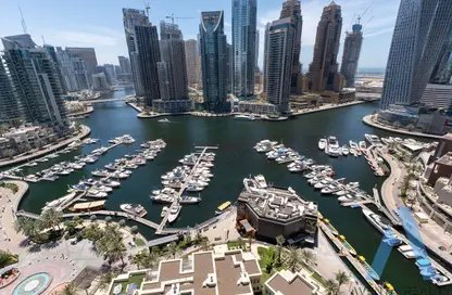 Apartment - 3 Bedrooms - 5 Bathrooms for rent in Al Fairooz Tower - Dubai Marina Towers - Dubai Marina - Dubai
