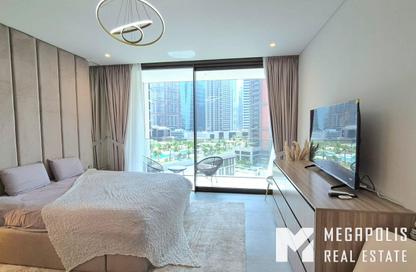 Apartment - Studio - 1 Bathroom for rent in Peninsula Four - Peninsula - Business Bay - Dubai