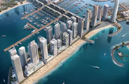 شقة - غرفة نوم - 2 حمامات للبيع في برج باي فيو 1 - بايفيو - إعمار بيتشفرونت - دبي هاربور - دبي