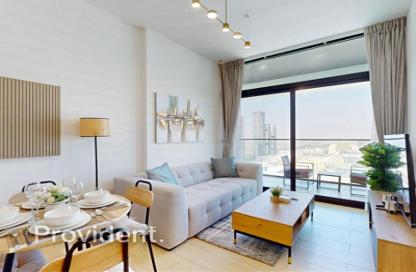 Apartment - 1 Bedroom - 2 Bathrooms for rent in Binghatti Emerald - District 15 - Jumeirah Village Circle - Dubai