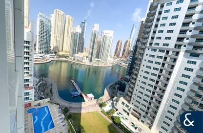 Apartment - 2 - 2 for rent in Marina View Tower A - Marina View - Dubai Marina - Dubai