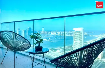 Apartment - 1 Bedroom - 2 Bathrooms for rent in Damac Heights - Dubai Marina - Dubai