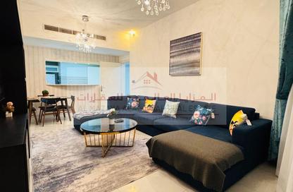 Apartment - 1 - 2 for rent in Beach Tower 1 - Al Khan Lagoon - Al Khan - Sharjah
