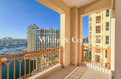 Apartment - 3 Bedrooms - 5 Bathrooms for rent in Marina Residences 1 - Marina Residences - Palm Jumeirah - Dubai