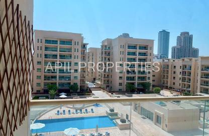 Apartment - 2 - 2 for rent in Al Dhafra 2 - Al Dhafra - Greens - Dubai