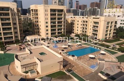 Apartment - 2 - 2 for rent in Al Dhafra 2 - Al Dhafra - Greens - Dubai