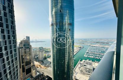 Apartment - 1 - 2 for rent in Damac Heights - Dubai Marina - Dubai