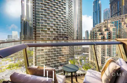 شقة - غرفة نوم - 1 حمام للايجار في برج فيستا 2 - برج فيستا - وسط مدينة دبي - دبي