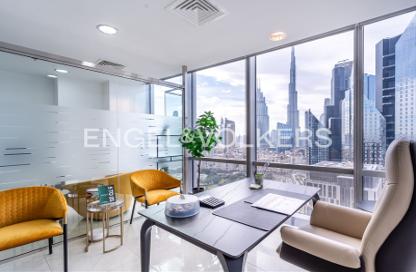 Office Space - Studio - 1 Bathroom for rent in South Tower - Emirates Financial Towers - DIFC - Dubai