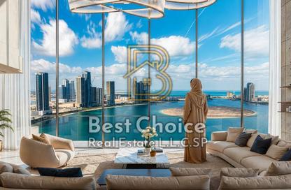 Apartment - 1 Bedroom - 2 Bathrooms for sale in Al Ghaf Tower - Al Khan - Sharjah