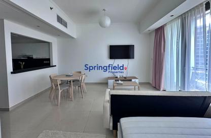 Apartment - Studio - 1 Bathroom for rent in Silverene Tower B - Silverene - Dubai Marina - Dubai