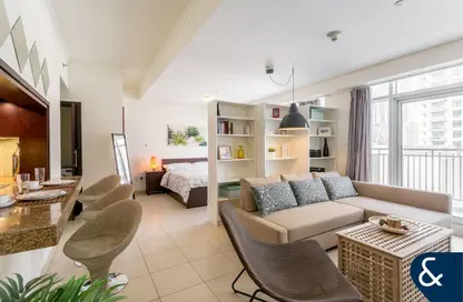 Apartment - Studio - 1 Bathroom for rent in Burj Views podium - Burj Views - Downtown Dubai - Dubai