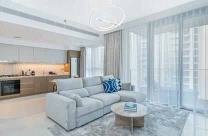 Apartment - 1 Bedroom - 1 Bathroom for rent in Beach Isle Tower 1 - Beach Isle - Emaar Beachfront - Dubai Harbour - Dubai