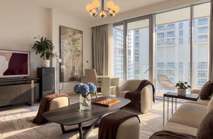 Apartment - 1 - 1 for rent in Beach Isle Tower 1 - Beach Isle - Emaar Beachfront - Dubai Harbour - Dubai