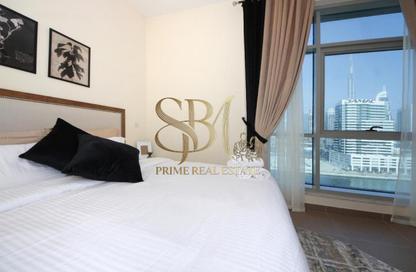 Apartment - 1 - 1 for rent in Hamilton Tower - Business Bay - Dubai
