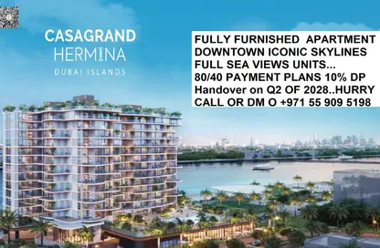 Apartment - 1 Bedroom - 2 Bathrooms for sale in Hermina By Casagrand - Dubai Islands - Dubai
