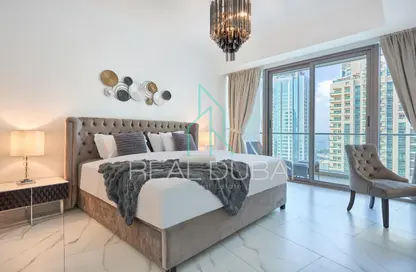 Apartment - 1 Bedroom - 2 Bathrooms for rent in Trident Grand Residence - Dubai Marina - Dubai