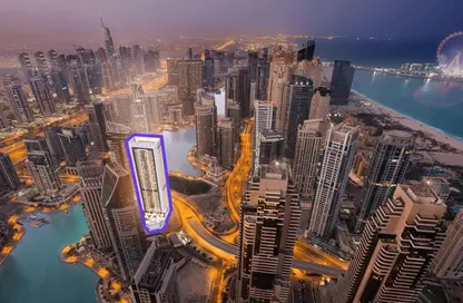 Apartment - Studio - 1 Bathroom for sale in Pelagos by IGO - Dubai Marina - Dubai