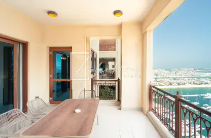Apartment - 2 Bedrooms - 3 Bathrooms for rent in Marina Residences 5 - Marina Residences - Palm Jumeirah - Dubai
