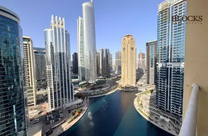 Apartment - 1 Bathroom for rent in Lake View Tower - JLT Cluster B - Jumeirah Lake Towers - Dubai