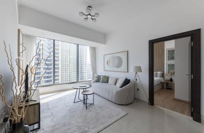 Apartment - 1 - 2 for rent in Silverene Tower B - Silverene - Dubai Marina - Dubai