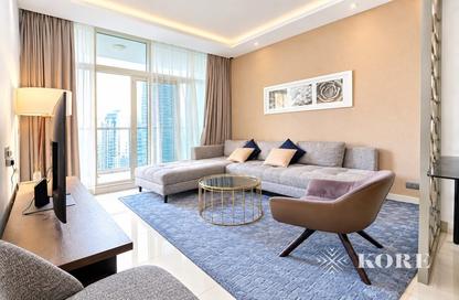 Apartment - 1 - 2 for rent in Damac Maison Prive A - Damac Maison Prive - Business Bay - Dubai