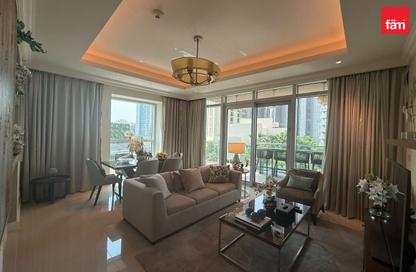 Apartment - 2 - 3 for rent in The Address Residence Fountain Views 2 - The Address Residence Fountain Views - Downtown Dubai - Dubai