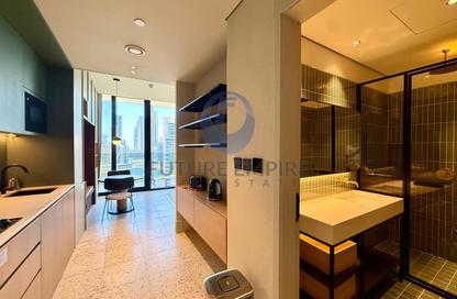 Apartment - Studio - 1 Bathroom for rent in UPSIDE Living - Business Bay - Dubai