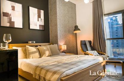 Apartment - Studio - 1 Bathroom for rent in Zumurud Tower - Dubai Marina - Dubai