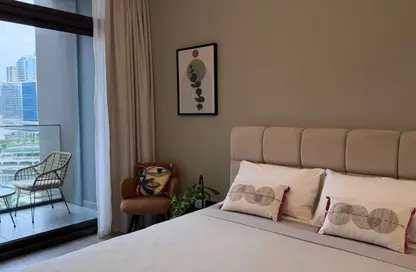 Apartment - Studio - 1 Bathroom for rent in Peninsula One - Peninsula - Business Bay - Dubai
