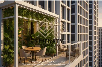 Apartment - 3 Bedrooms - 4 Bathrooms for sale in Mawjan Tower - Ajman Corniche Road - Ajman