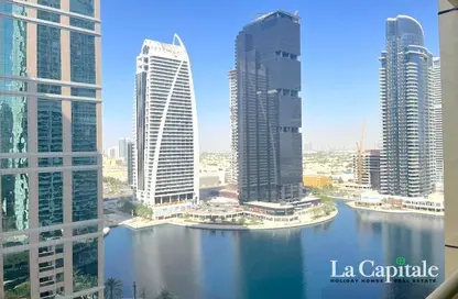 شقة - غرفة نوم - 2 حمامات للايجار في برج ليك سيتي - (JLT) مجمع D - أبراج بحيرات الجميرا - دبي