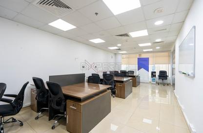 Office Space - Studio - 1 Bathroom for rent in Clover Bay Tower - Business Bay - Dubai