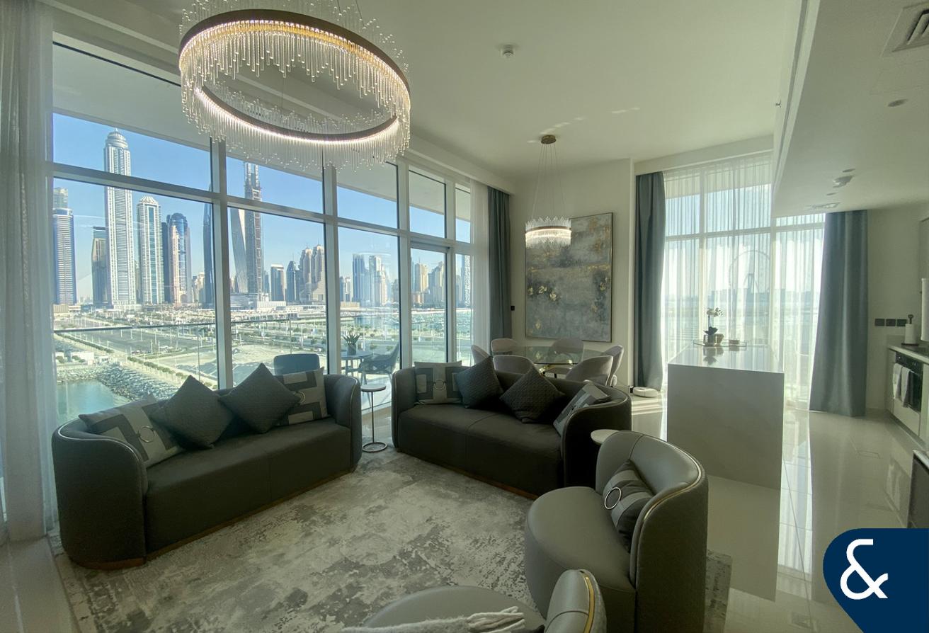 Emaar Beachfront | Three Bedroom | Furnished photo 10