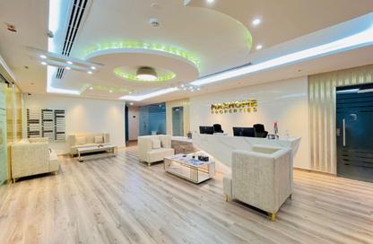 Office Space - Studio - 2 for rent in Hanging Garden Tower - Al Danah - Abu Dhabi