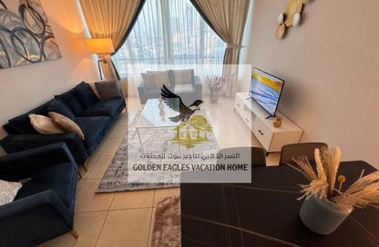Apartment - 1 Bedroom - 2 Bathrooms for rent in Beach Tower 1 - Al Khan Lagoon - Al Khan - Sharjah Apartment - 1 Bedroom - 2 Bathrooms for rent in Beach Tower 1 - Al Khan Lagoon - Al Khan - Sharjah