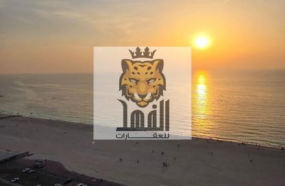 Apartment - Studio - 1 for rent in Corniche Tower - Ajman Corniche Road - Ajman