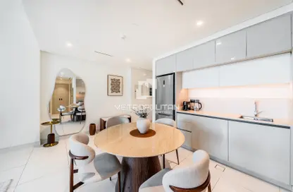 شقة - غرفة نوم - 1 حمام للايجار في برج Marina Vista 2 - مارينا فيستا - إعمار بيتشفرونت - دبي هاربور - دبي