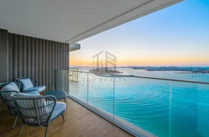 Apartment - 3 Bedrooms - 3 Bathrooms for rent in Beach Isle Tower 2 - Beach Isle - EMAAR Beachfront - Dubai Harbour - Dubai