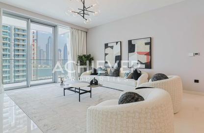 Apartment - 1 Bedroom - 2 Bathrooms for rent in Beach Isle Tower 2 - Beach Isle - Emaar Beachfront - Dubai Harbour - Dubai